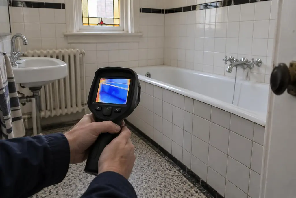 Lekdetectie Utrecht – onderzoek in een badkamer van een oudere woning