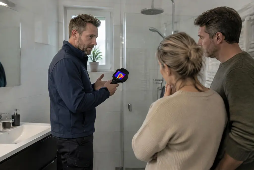 Lekdetectie Utrecht – specialist legt bevindingen uit aan bewoner